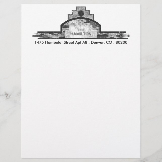 Membrete el hamilton (Anverso)