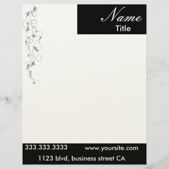 membrete elegante (Anverso)