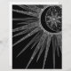 Membrete Elegante diseño negro de luna de sol plateado Mand (Anverso / Reverso)