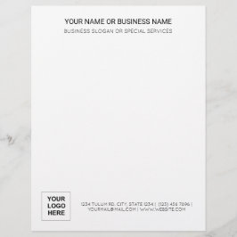 Membrete Elegante profesional básico simple oficina moderna