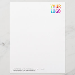 Membrete Empresa de logotipos de empresas personalizados