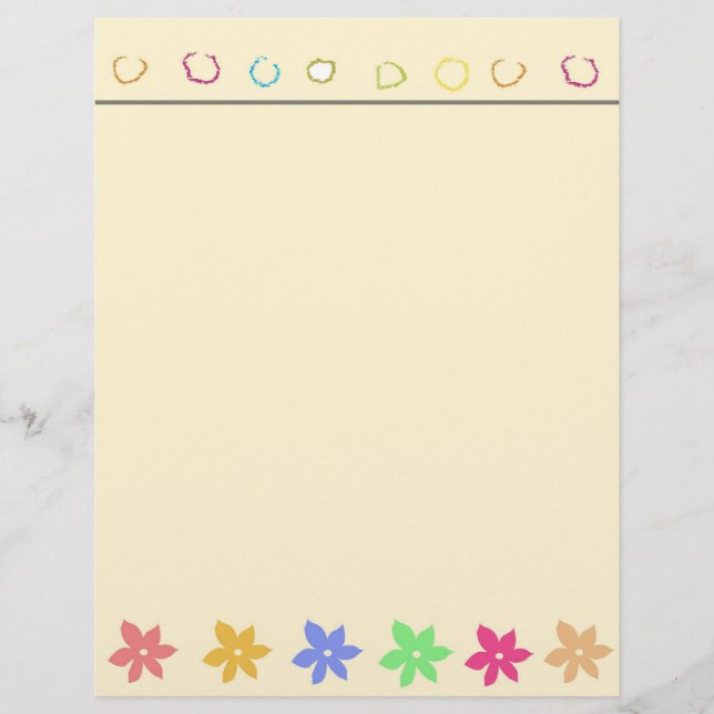 Membrete Empresa, escuela, oficina, membrete del hogar (Anverso)