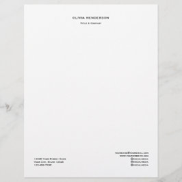 Membrete Empresa Personalizado profesional