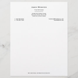 Membrete Empresa Personalizado profesional