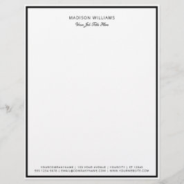 Membrete Empresa Personalizado profesional