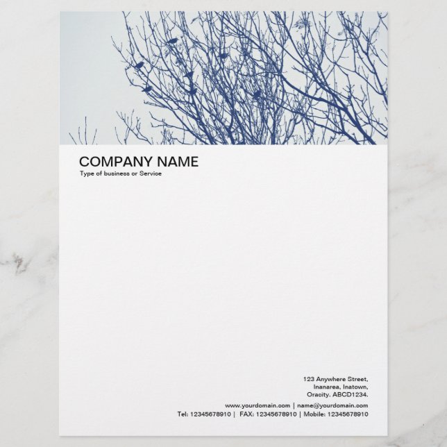 Membrete Encabezado de imagen grande: grabaciones en un árb (Anverso)