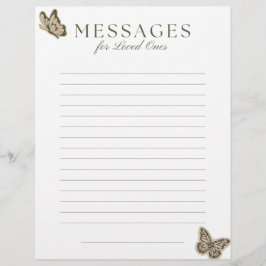 Membrete End-of-Life Letter to Loved Ones