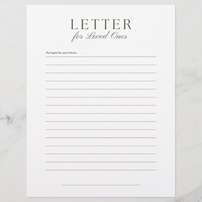 Membrete End-of-Life Letter to Loved Ones (Anverso)