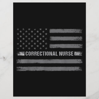 Membrete Enfermero correccional Enfermera de la bandera est