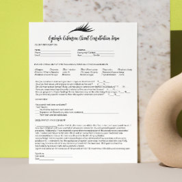 Membrete Ensayo de parche alérgico Extensión de Eyelash Con