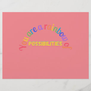 Membrete Eres un arco iris de posibilidades