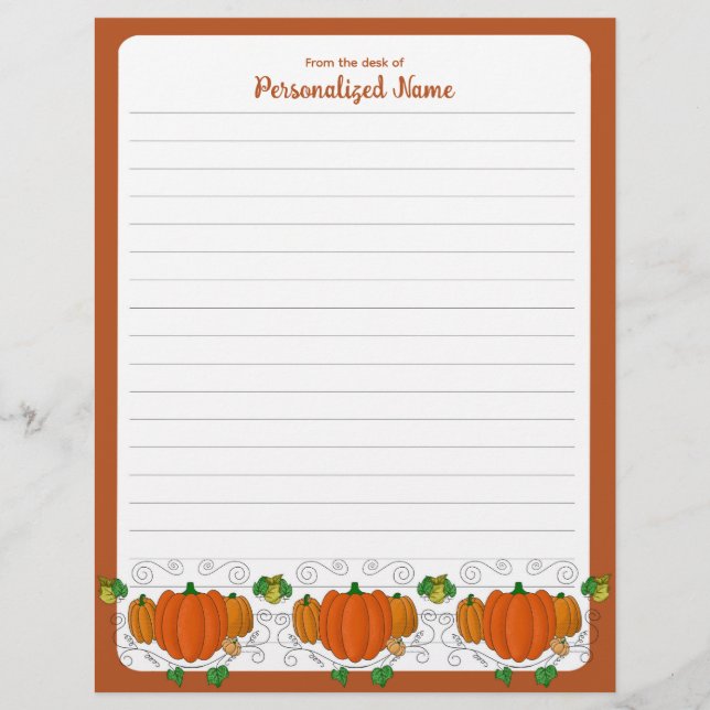 Membrete Es el otoño. (Anverso)