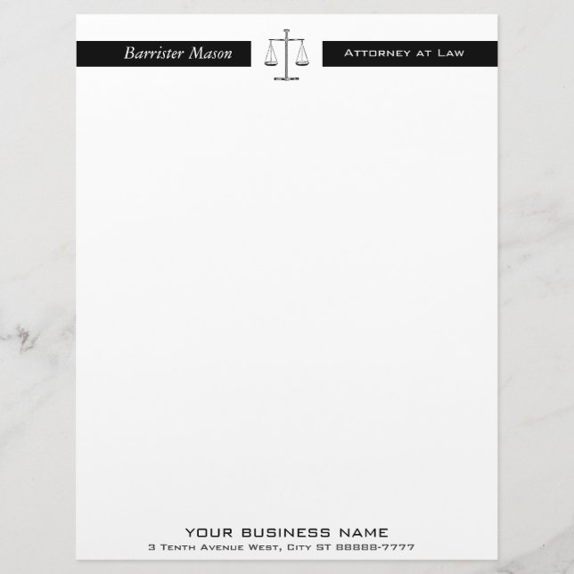 Membrete Escalas de justicia (Anverso)