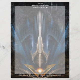 Membrete Espada de arte fractal ligero