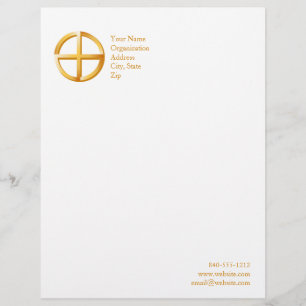 Membrete Espiritualidad nativa de 8,5" x 11"
