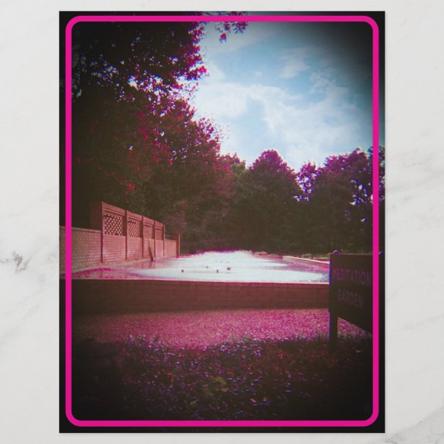 Membrete Estacionamiento morado de Moody Vintage (Anverso)