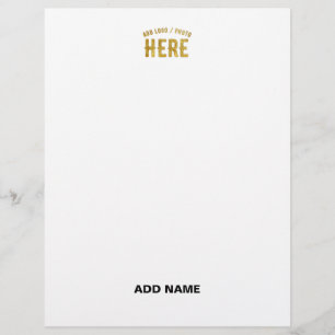 MEMBRETE   ESTILOSO MODERNO PERSONALIZABLE BLANCO VERIFICADO 