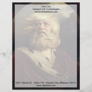 Membrete Estudio para King Lear - Joshua Reynolds