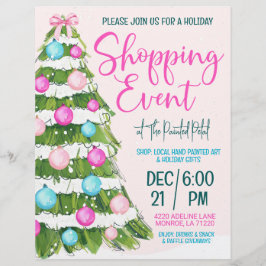 Membrete Evento de compras de vacaciones 8.5 x 11 Volante