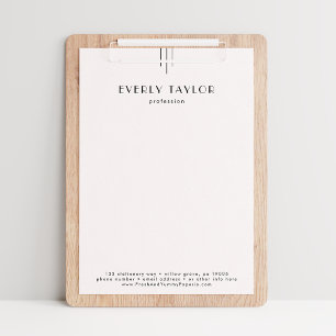 Membrete EVERLY Art Deco Empresa Profesional Negocios