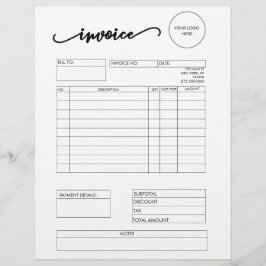 Membrete Facturación Material para pequeñas empresas Cartel