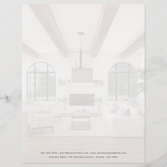 Membrete Faded Business Photo Professional Lethead (Anverso)