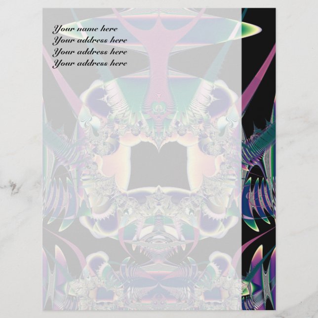 Membrete Fantasía oscura (Anverso)