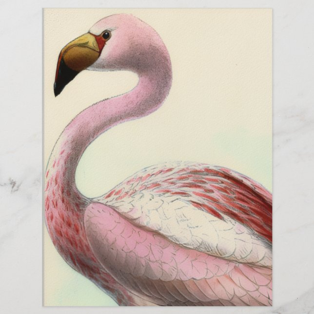 Membrete Flamenco Vintage (Anverso)