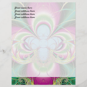 Membrete Fleur-de-luce Custom Letterhead