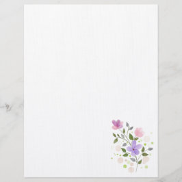 Membrete Floral