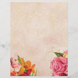 Membrete Floral