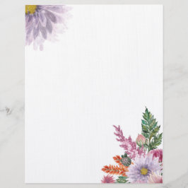 Membrete Floral