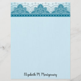 Membrete Floral