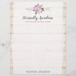 Membrete Floral bohemiana ruidosa sostiene a boho de oro ro