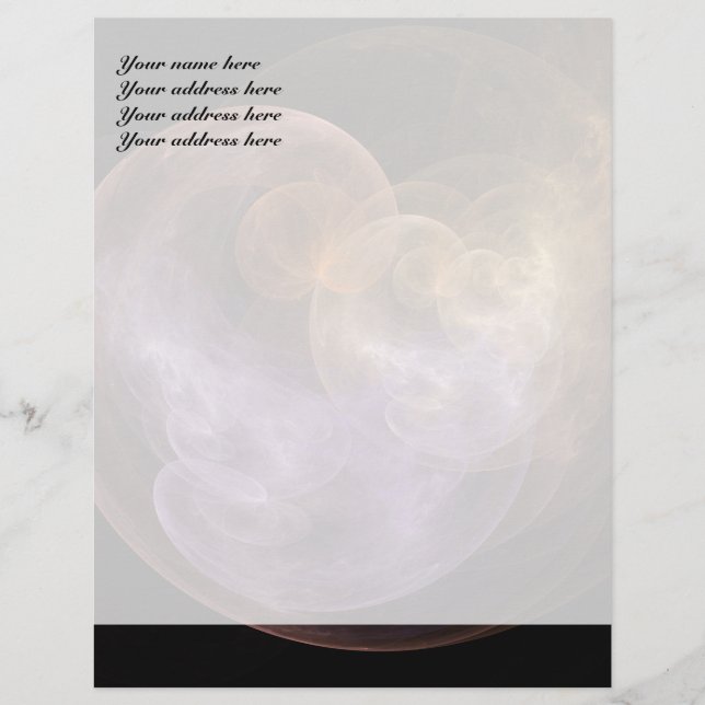 Membrete Flores espaciales (Anverso)