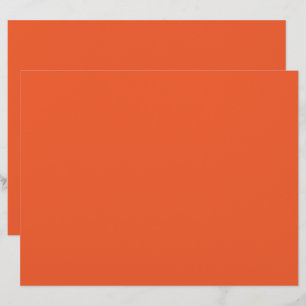 Membrete fondo naranja con borde negro