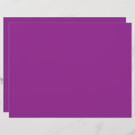 Membrete fondo púrpura con borde blanco