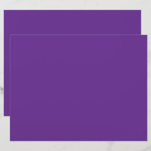 Membrete fondo púrpura con borde blanco