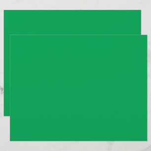 Membrete fondo verde con borde blanco