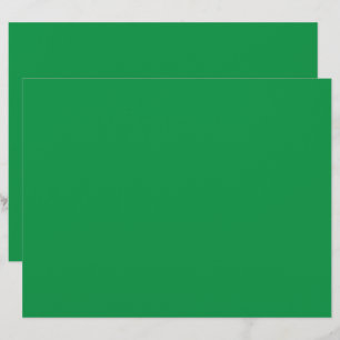 Membrete fondo verde con borde blanco
