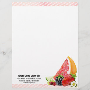 Membrete Fruta tropical