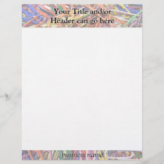 Membrete Fun Paperclip Letterhead