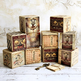 Membrete Fussy Cut Elements - Melancholoc Harlequin