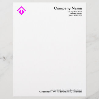 Membrete Geometric 03 - Magenta