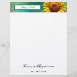 Membrete Girasol