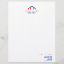 Membrete Grandes daneses - Grandes amigos