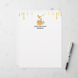 Membrete Granja de miel orgánica moderna