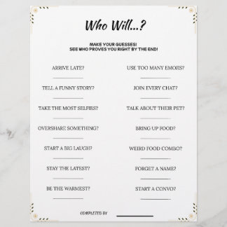 Membrete Guess Who Game – Funny & Cute Printable Party Acti