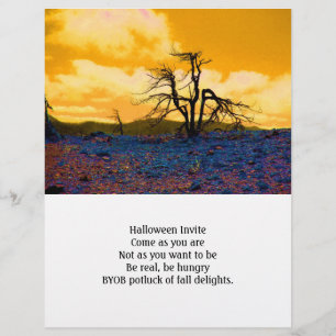 Membrete Halloween invita a crisis de árboles existenciales