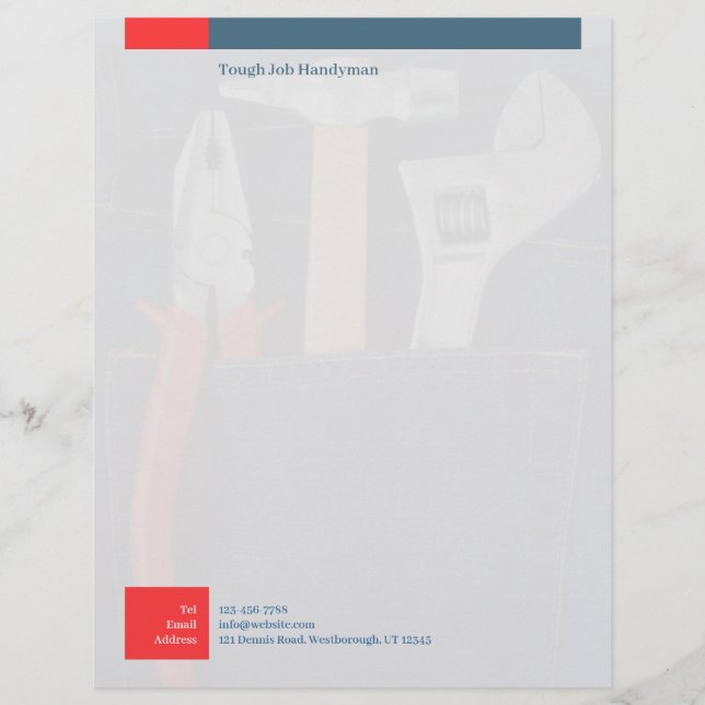 Membrete Handyman Letterhead (Anverso)